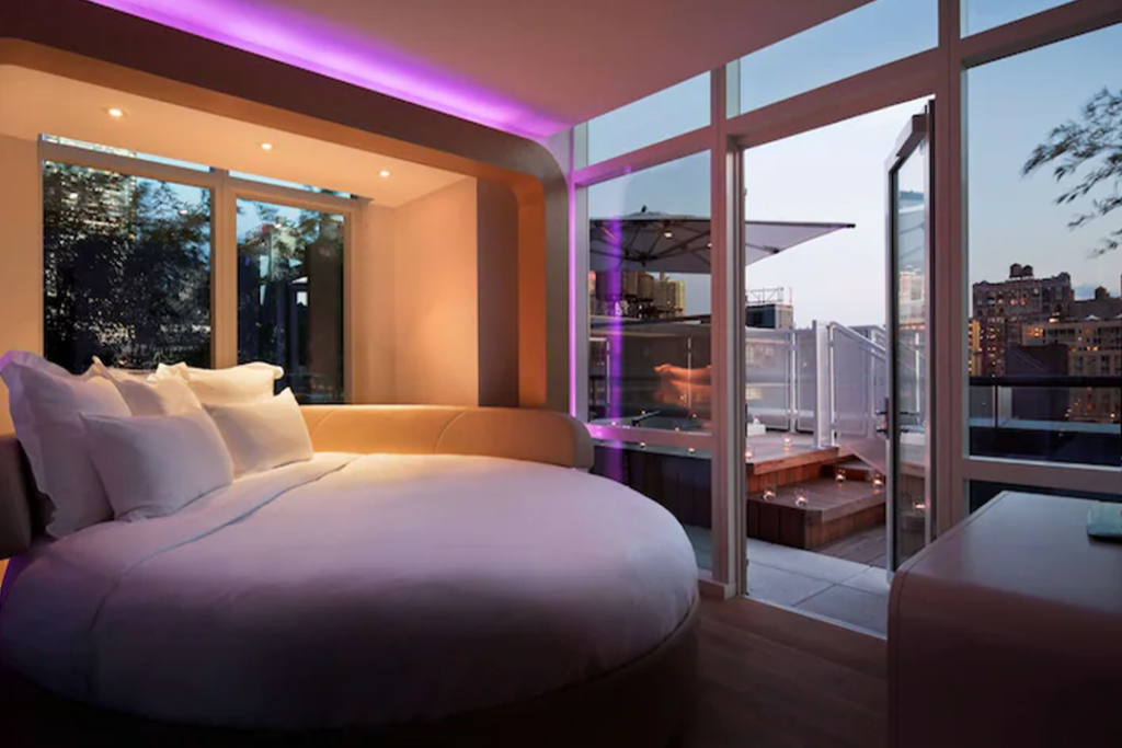 Room with terraces at the YOTEL New York Times Square